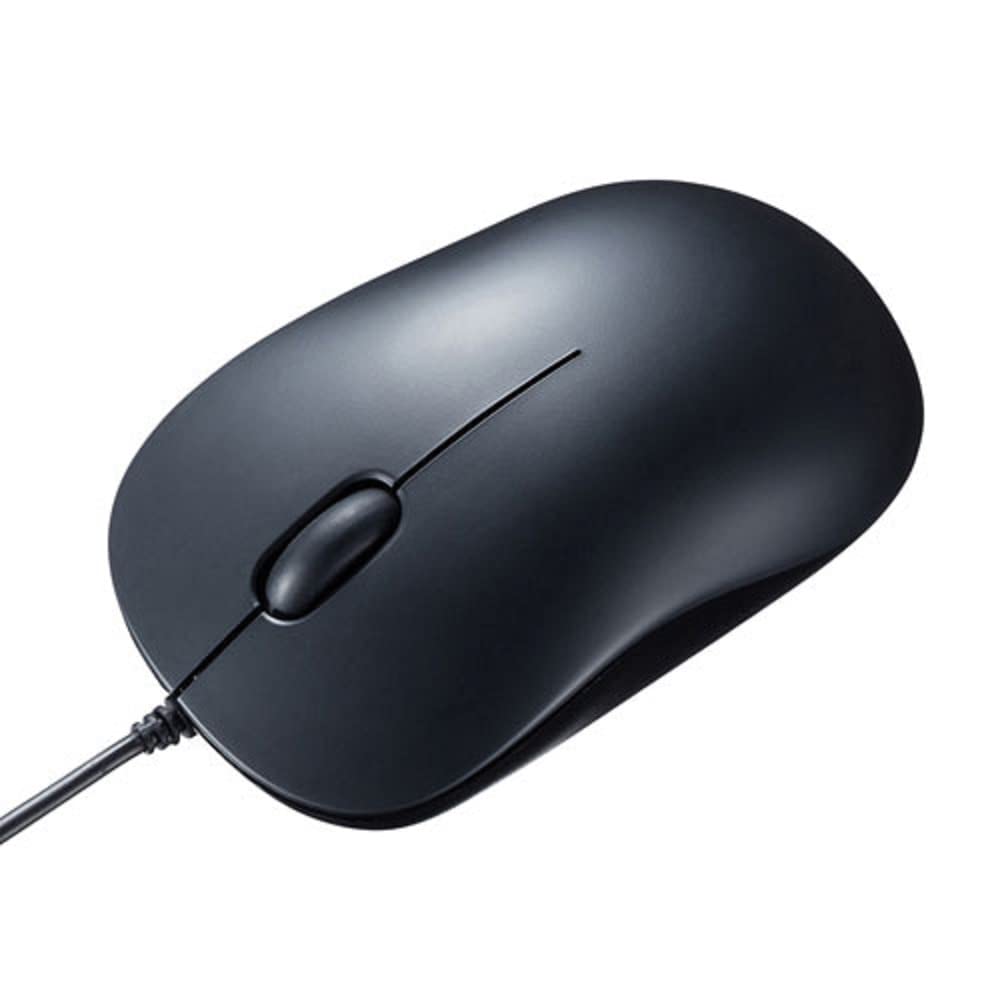 Sanwa Supply Wired Blue LED Mouse MA-BLC194SBK Type-C (Silent Type)