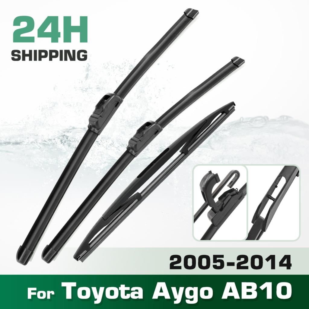 Для Toyota Aygo AB10 2005-2014 2006 2007 2008 Дворник Дворники передний и задний Лобовое стекло Стеклоочистители 26"+26"+12