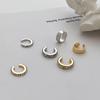 Fashion Simple Design Gold Color Clip Earrings for Women Non-Piercing Puck Rock Fake Cartilage Ear Cuff 2023 Trendy