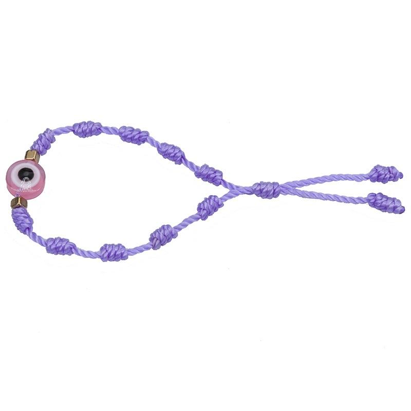 Новый плетеный браслет с Глазом Фатимы, счастливый красный и черный цвет нити, парная цепочка, ручная работа, молитвенные браслеты-манжеты, ювелирное украшение, подарок для