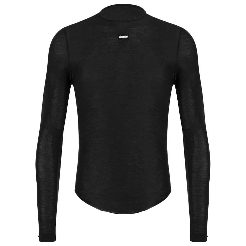 Santini Primaloft Long Sleeve Base Layer, Black