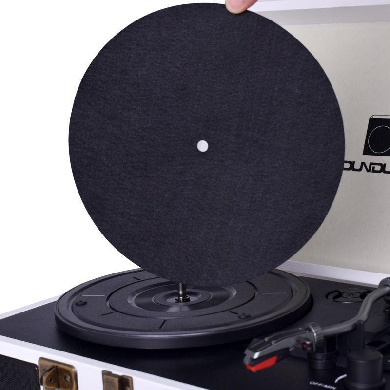 Felt Turntable Vinyl Record Pad Lp Anti-Slip Mat 3Mm Thick For Lp Vinyl Record