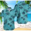 Men's Summer Tree Print Beach Floral Fashion Vintage ClothingHawaiian Casual Collar Shirts Short Sleeve Button