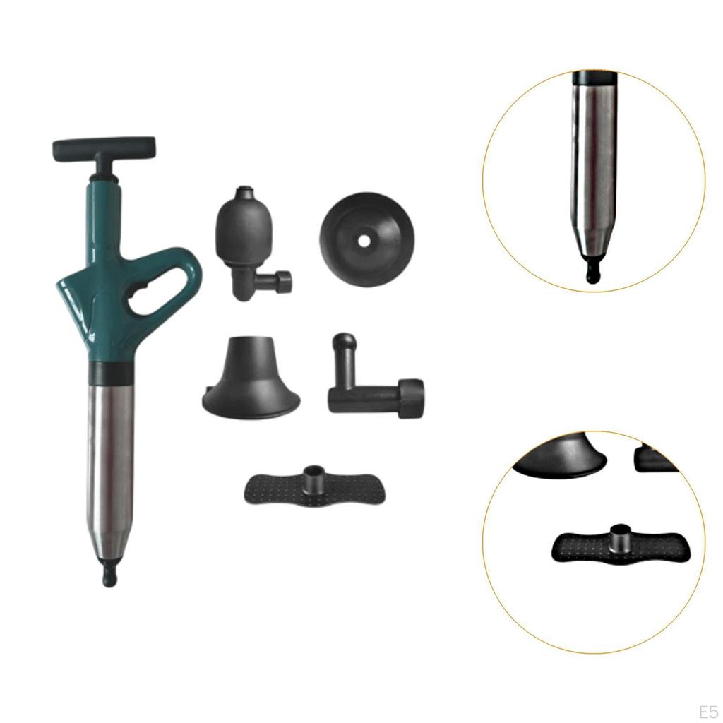 Высоконапорный воздушный поршень для туалета, мощный, мощный инструмент для удаления засоров в сливе