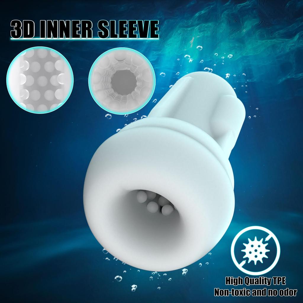 Sex Toy for Men Masturbation Cup Masturbator Male Automatic Thrust Sucking Heated Vaginal Telescopic Vibrator Blowjob Machine