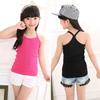 Summer Toddler Boys Girls Sleeveless Vest Solid Tops Blouse Cotton Casual Children Outfits