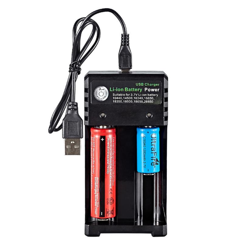 2-слотовое USB зарядное устройство для аккумуляторов 18650, двойной независимый зарядный адаптер, зарядное устройство для литиевых аккумуляторов 3,7 В 4,2 В