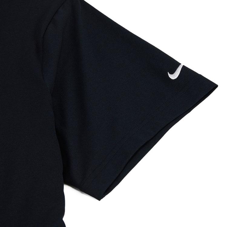 Nike Футболки Мужские Черные С Круглым Вырезом Умеренный Прямой Крой FB5513-010