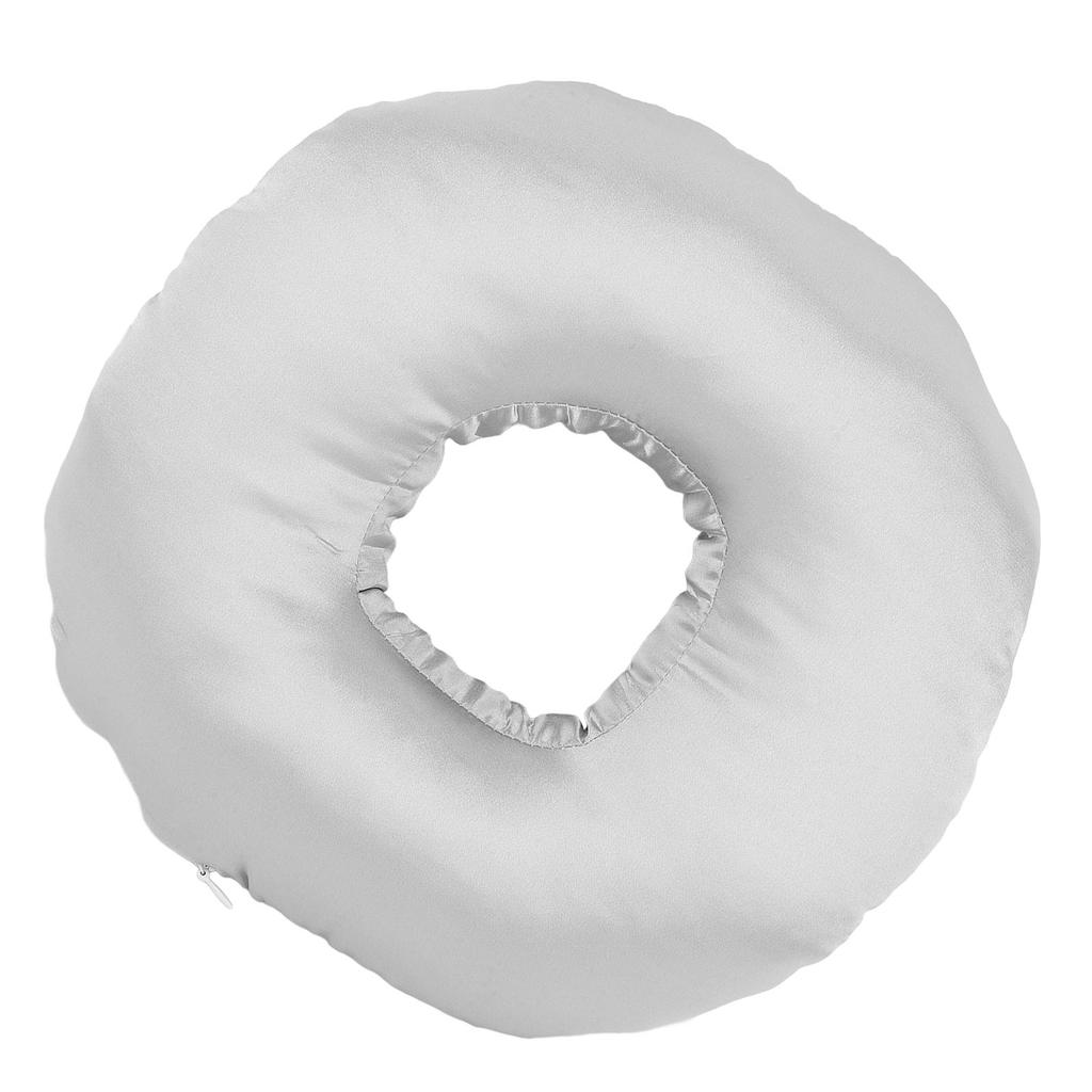 Шелковистая атласная подушка для ушей, подушка-пончик, подушка для защиты ушей, подушка для сна на боку, подушка для ушей для спящих на боку с берушами и