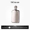 TAIC Чистый титан Плоская портативная фляжка