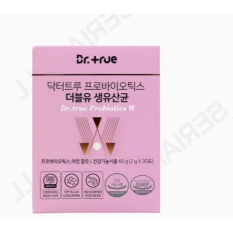 Подлинные пробиотики Doctor True Raw Lactobacillus W для беременных женщин, вагинальные Lactobacillus Zinc 2 г x 30 упаковок