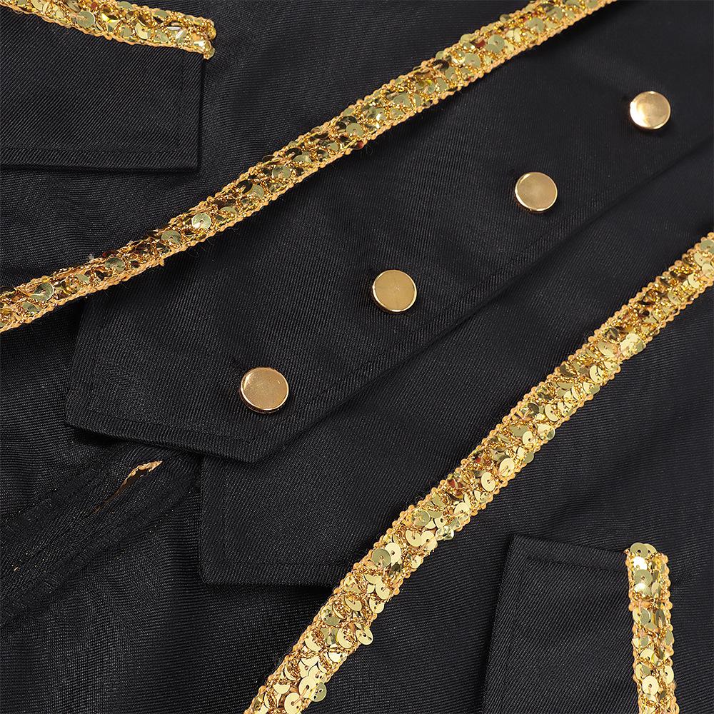 European & American Steampunk Medieval Halloween Tailcoat for Men