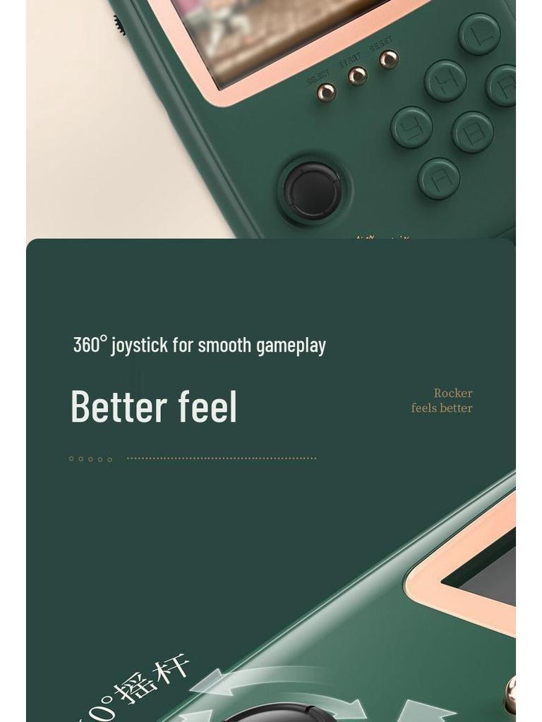 Retro Handheld Arcade Console: 10,000 Classic Games, Rechargeable for Kids