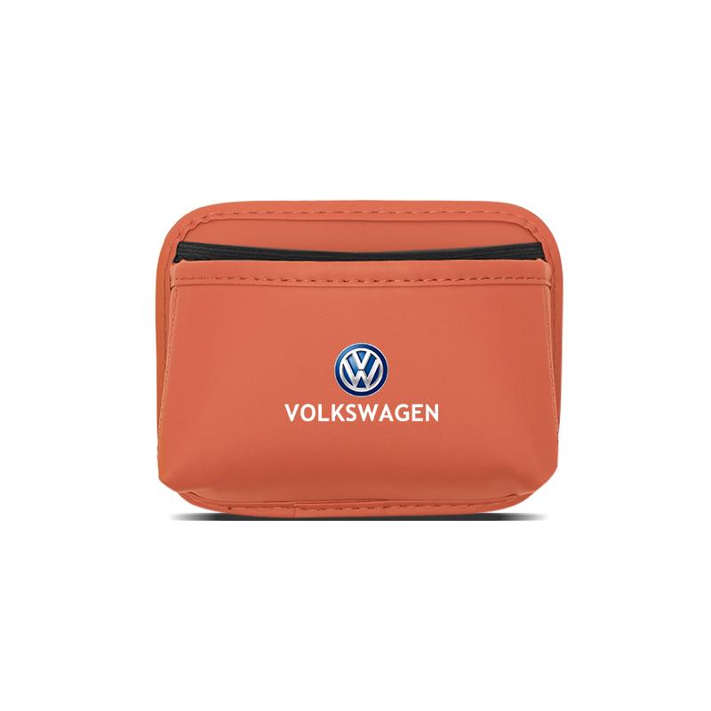 T25PU Leather Car Storage Organizer Bag Pocket For Volkswagen VW Polo Golf T5 Caddy T4 Touran GTI Passat Scirocco Tiguan GTD GTE