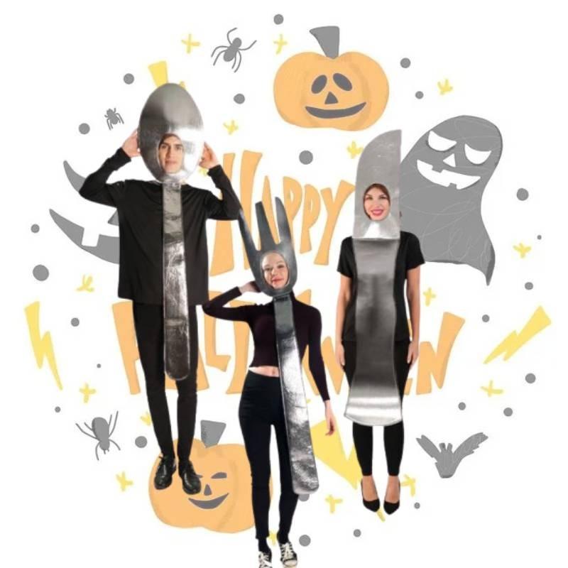 Смешной костюм для пар на Хэллоуин для мужчин и женщин. Идеально подходит для сценических выступлений.