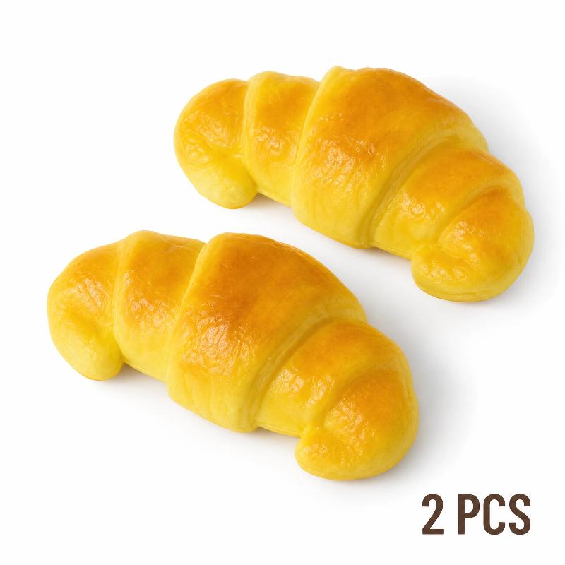 Slow Rising Croissant Squishy Squeeze Fidget Toy Odorless Soft Anti-Anxiety Stress Relief for Daily Play