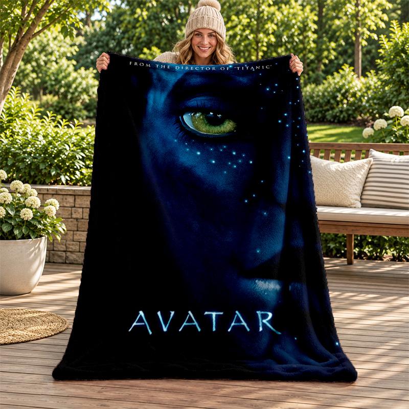 Avatar blanket Flannel Blanket Soft Cozy Plush Throw for Sofa Bed Lightweight Home Decoration Gifts for Christmas various holidays