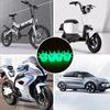 4Pcs Luminous Car Tire Valve Cap Fluorescent Night Glowing Decor Motorcycle Bike Wheel Nozzle Dustproof Tyre Valve Stem Caps