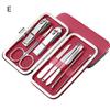 1 Set Stainless Steel Nail Clipper Plating Procedures Stylish Toenail Fingernail Manicure Cutters