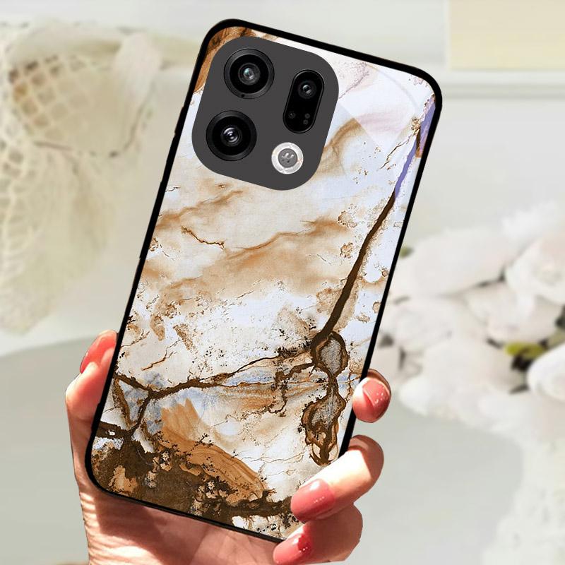 Чехол для OPPO Find X9 Pro FindX9 PLJ110 Закаленное Стекло Защитная Задняя Крышка Для OPPO Find X 9 X9Pro Корпус Телефона Бампер Fundas