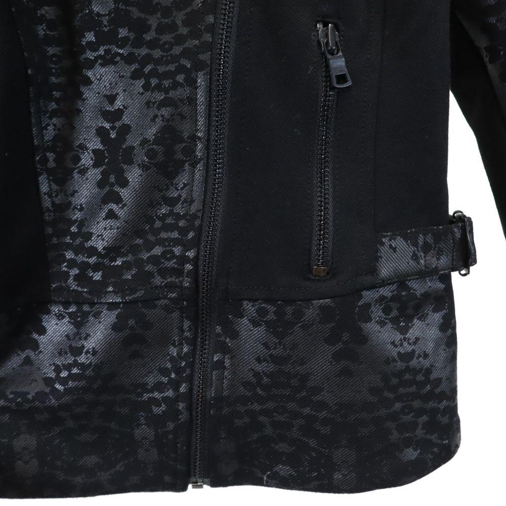 Armani Exchange Общее ручка Куртка двойная косуха XS Серия черного цвета Женская Б/у
