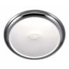 Stainless Steel Tableware Plate Dish Tableware Camping Plate Outer Diameter 19 X Height 1.8cm Made In Japan UW-2026 Silver