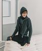 GROVE Grvr Sports_Knit Zip-Up_Charcoal