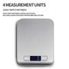 Premium Stainless Steel Food Scale - Waterproof & Moisture-Proof Design - High Precision Electronic Weighing for Baking, Cooking