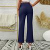 Women's Straight Pants Fashion Casual Pants Nine Point Harlan Pants