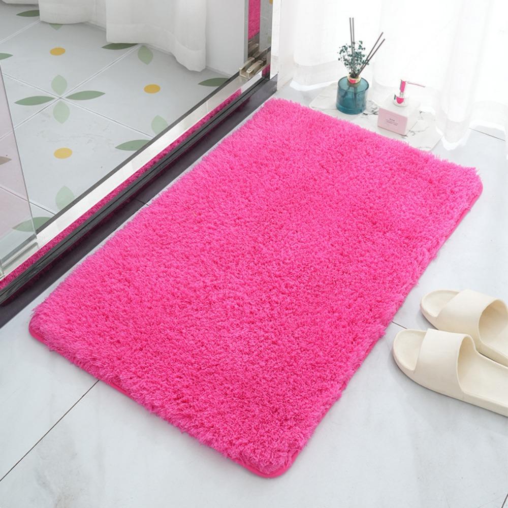 Утолщенный коврик для ванной комнаты из кашемира, нескользящие ковры для ванной, коврик для пола в ванной, коврик для двери в душевую, пена с эффектом памяти, 3D-подкладка