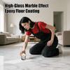 High-Gloss Marble Effect Epoxy Floor Coating Louis Paint Floor Garage Waterproof Paint Floor Forest Epoxy Paint Floor Tool