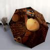 Freddy Bear Fashionable Automatic Opening/Closing Folding Umbrella. Portable and Foldable, Ideal for Gift, Travel, and Daily Use.
