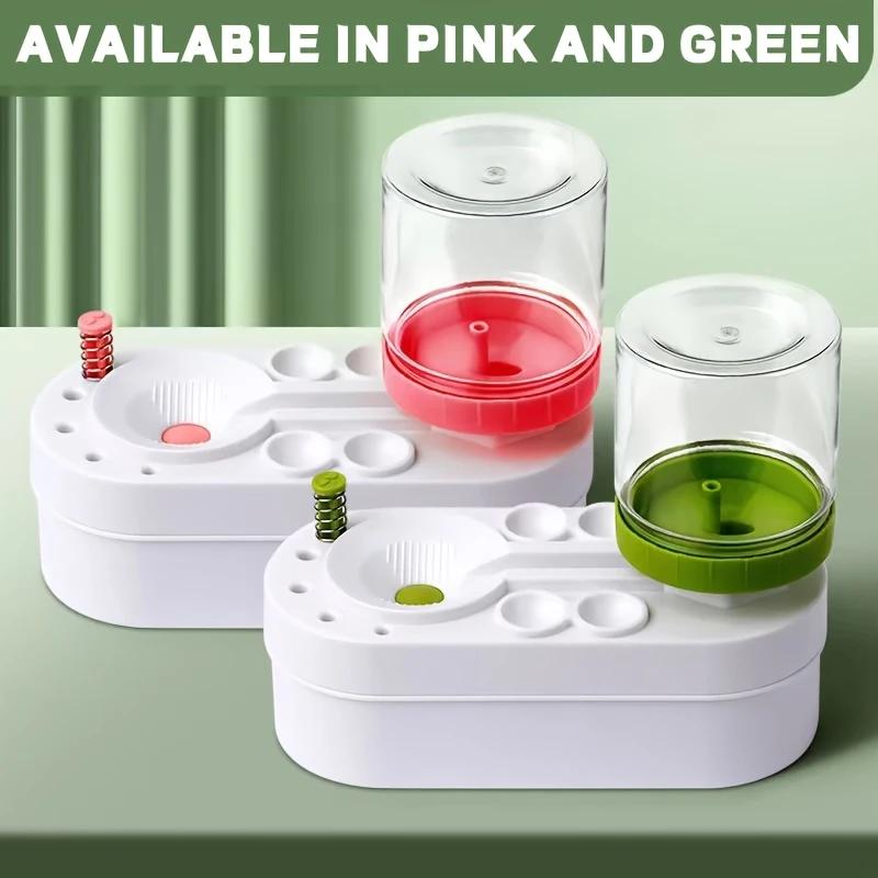 Professional Automatic Paintbrush Cleaning Machine - Recirculating Wash System, Essential for Artists, Watercolor Acrylic Paints