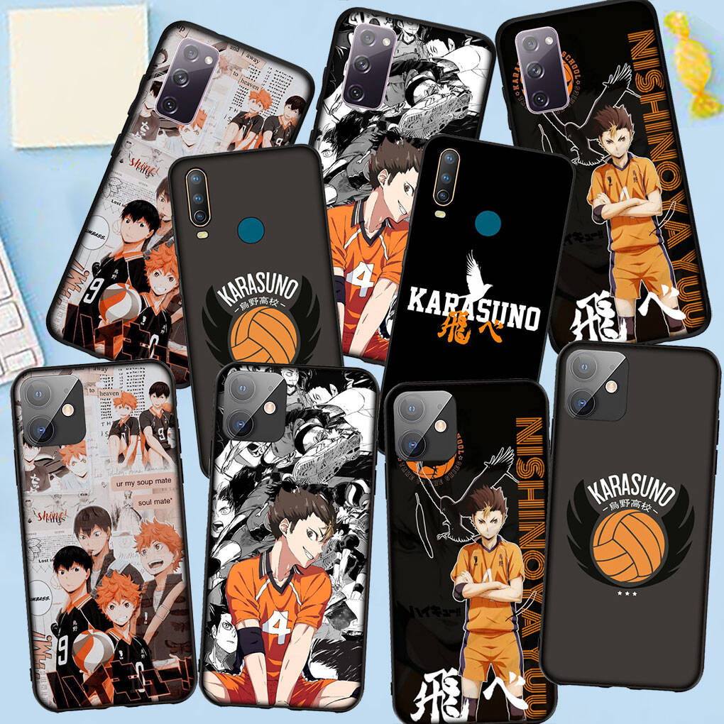 Phone Case for Samsung Galaxy S25 S23 S22 S24 Ultra FE A05 A06 A15 A16 A36 A37 A35 A54 A55 A56 A57 A25 A26 A53 A17 Karasuno Haikyuu Shoyo Hinata Cover
