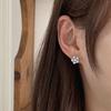 Metamic Ceramic Flower Earring (Baby Blue)