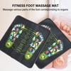 1 шт. Массажный коврик для акупрессуры стоп, удобный массажер для расслабления мышц ног, инструмент для офисных работников, долго сидящих, пожилых людей