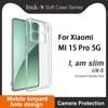 For Xiaomi MI 15 Pro 5G Phone Case IMAK Soft Slim Case UX-5 Series