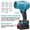 Воздуходувка портативная мощная турбовентиляторная воздуходувка для Makita 18 В аккумулятор беспроводной ручной вентилятор для мойки автомобиля воздушный пистолет сушилка