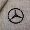 C200 E200 Для Mercedes Benz 90 мм ABS Хром Черный Логотип Знак Mercedes Задняя Звезда Для Mercedes Benz W203 W206 W212 X253 W16