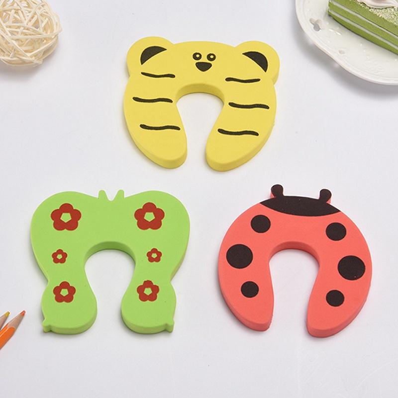 Baby Safety Foam Door Stoppers Animal Designs For Baby
