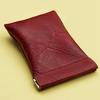 Unisex Leather Key Bag Keys Holder Multi Function 1Pc Zipper Keys Wallet Coin Purse Solid Color Waterproof Key Case