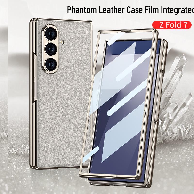Высококачественный защитный чехол из ПУ-кожи Samsung Z Fold7 для мужчин