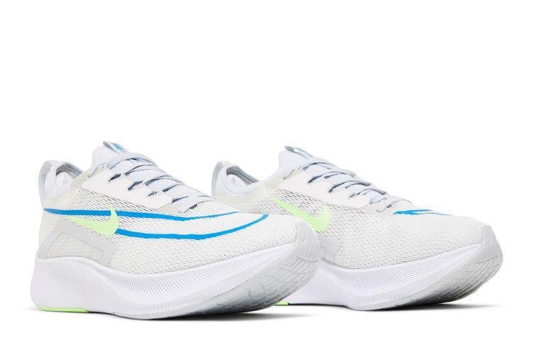 Men's Sneakers Nike Zoom Fly 4 Summit White Imperial Blue Lime Glow