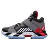 Li Ning All City Premium Серия Уэйда Полувысокие Баскетбольные Кроссовки Детские Кроссовки Черные Белые Красные YKBQ038-3