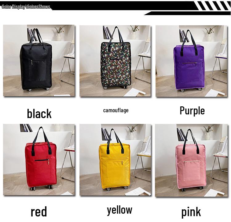 Складная дорожная сумка большой вместимости на колесах – Унисекс багаж, для беременных и решение для хранения покупок