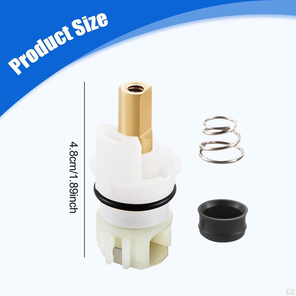 RP25513 Сборка штока смесителя износостойкая универсальная с резиновым седлом RP4993 и ремонтным комплектом пружин