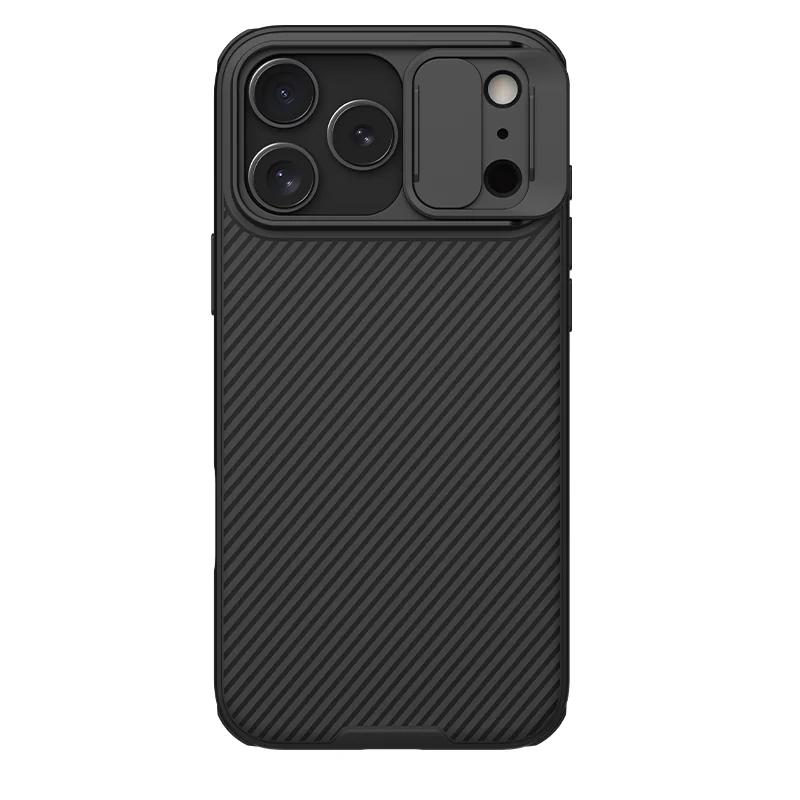 Магнитный чехол-слайдер с защитой камеры Nillkin для iPhone 18 Pro Max Новая модель Ударопрочный Защита от подглядывания Конфиденциальность