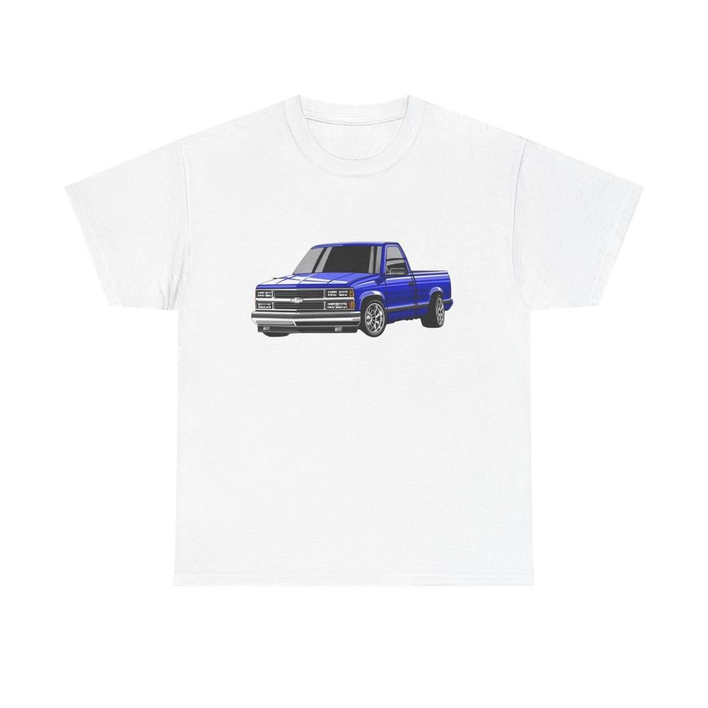 Графическая футболка Chevy OBS Pickup 90-х Унисекс Плотный Хлопок Новая Унисекс Футболка