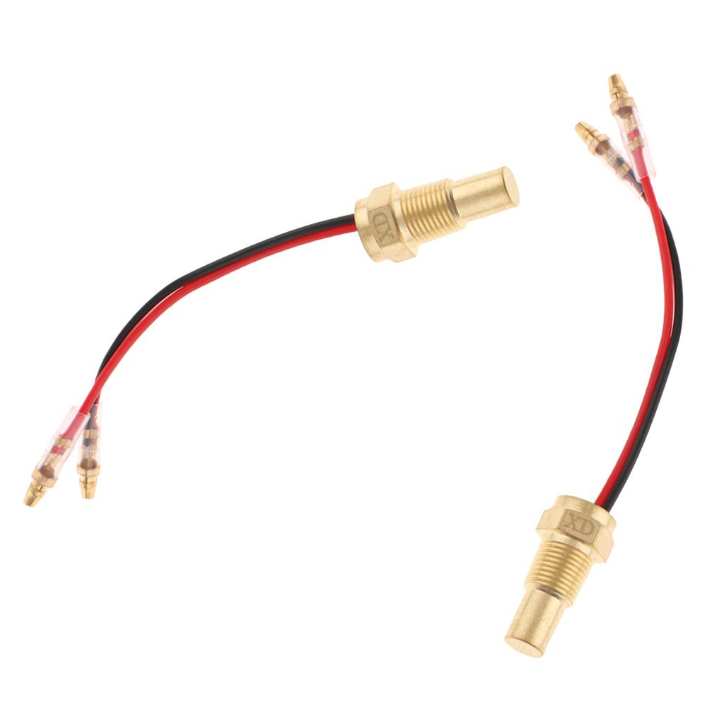 Universal Car Water Temp Gauge Sensor Digital Voltmeter Kit 21mm Plug for Vehicle Temperature Monitoring System