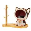 Вукайо Кот Предлагающий Ключ Металлический Ключ Мелкий Предмет Столешница для Прихожей Хранение Скульптура Животного Домашний Питомец Боковой Макияж Помада Конфета Смола Животное Золотое Покрытие, Кот,